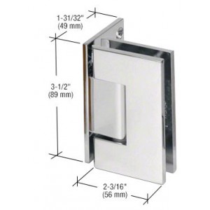 Chrome Wall To Glassd Hinge H30